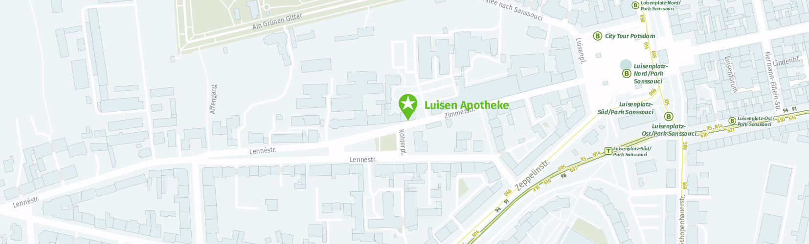 Standort Luisen Apotheke Potsdam